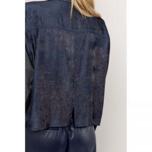 533147-P147 BLOUSE SHINE navy